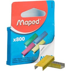 Скобы для степлера №10 Maped оцинкованные (800 штук в пачке)